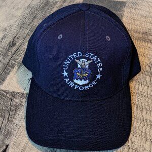 United States Air Force Hat Black Acrylic Baseball Cap Strapback